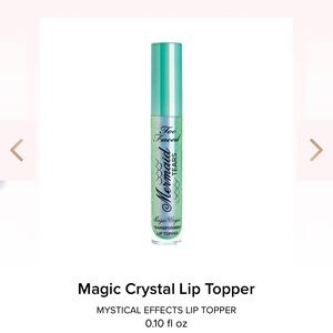 Too faced mermaid tears lip topper